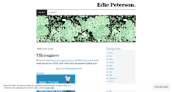 Desktop Screenshot of ediepeterson.wordpress.com