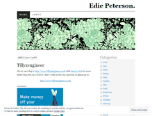 Tablet Screenshot of ediepeterson.wordpress.com