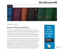 Tablet Screenshot of davidocarroll.wordpress.com