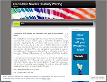 Tablet Screenshot of ganolen.wordpress.com