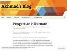 Tablet Screenshot of fanjavaakhmad.wordpress.com