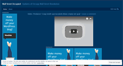 Desktop Screenshot of occupiedwallstreet.wordpress.com