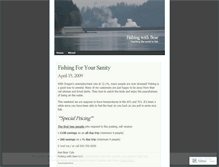 Tablet Screenshot of fishingwithbear.wordpress.com