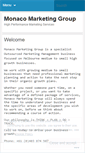 Mobile Screenshot of monacomarketing.wordpress.com