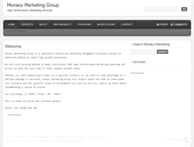 Tablet Screenshot of monacomarketing.wordpress.com