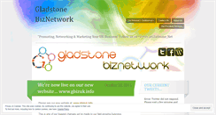 Desktop Screenshot of gladstonenetwork.wordpress.com
