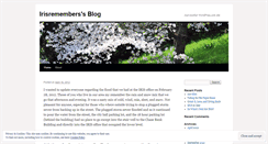 Desktop Screenshot of irisremembers.wordpress.com