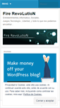 Mobile Screenshot of firerevolution.wordpress.com