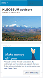Mobile Screenshot of kleossum.wordpress.com