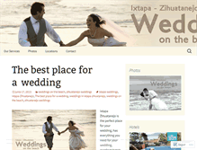 Tablet Screenshot of ourweddingonthebeach.wordpress.com