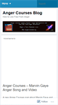 Mobile Screenshot of angercourses.wordpress.com