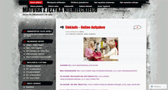 Desktop Screenshot of abideutsch.wordpress.com