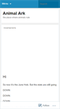 Mobile Screenshot of animalark.wordpress.com