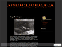 Tablet Screenshot of kundalinidiaries.wordpress.com