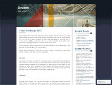 Tablet Screenshot of deaton.wordpress.com