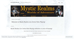 Desktop Screenshot of mysticrealmslarp.wordpress.com