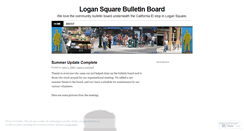 Desktop Screenshot of logansquare.wordpress.com