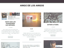 Tablet Screenshot of amigodelosamigos.wordpress.com