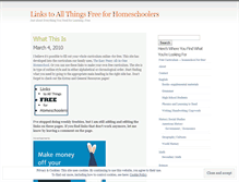 Tablet Screenshot of homeschoolfreestuff.wordpress.com