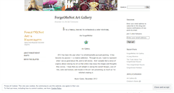 Desktop Screenshot of forgetmenotcrafts.wordpress.com