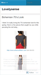 Mobile Screenshot of lovelysense.wordpress.com