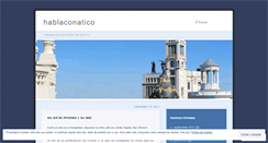 Desktop Screenshot of hablaconatico.wordpress.com