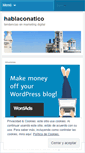 Mobile Screenshot of hablaconatico.wordpress.com