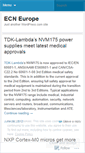 Mobile Screenshot of ecneurope.wordpress.com