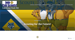 Desktop Screenshot of cubscoutpack916.wordpress.com