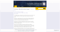 Desktop Screenshot of lessthanhim.wordpress.com