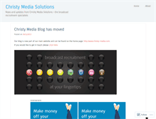 Tablet Screenshot of christymedia.wordpress.com