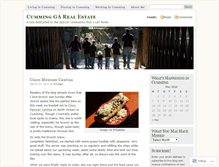 Tablet Screenshot of cumminggarealestate.wordpress.com