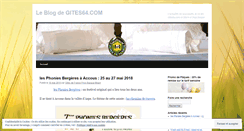Desktop Screenshot of gites64.wordpress.com