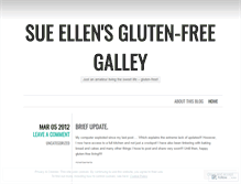 Tablet Screenshot of glutenfreeamateur.wordpress.com