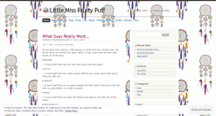 Desktop Screenshot of littlemissfruitypuff.wordpress.com