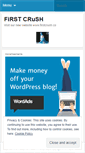 Mobile Screenshot of firstcrushhome.wordpress.com