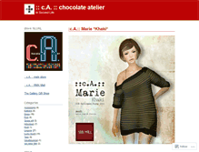 Tablet Screenshot of chocolateatelier.wordpress.com