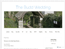 Tablet Screenshot of buddwedding.wordpress.com