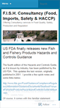 Mobile Screenshot of fishconsultancy.wordpress.com