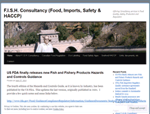 Tablet Screenshot of fishconsultancy.wordpress.com