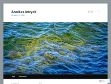 Tablet Screenshot of annikasintryck.wordpress.com