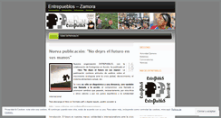 Desktop Screenshot of entrepuebloszamora.wordpress.com