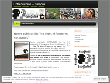 Tablet Screenshot of entrepuebloszamora.wordpress.com