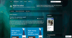 Desktop Screenshot of bijakitusehat.wordpress.com