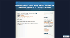 Desktop Screenshot of computerhelpsos.wordpress.com