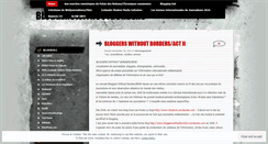 Desktop Screenshot of bloggerswithoutborders.wordpress.com