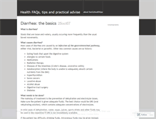 Tablet Screenshot of familyhealthtips.wordpress.com