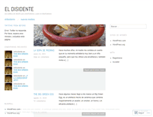 Tablet Screenshot of eldisidente.wordpress.com