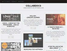Tablet Screenshot of collabdocs.wordpress.com