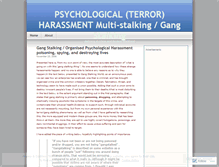 Tablet Screenshot of harassmentterror.wordpress.com